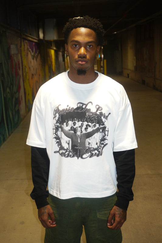 Praise The Lord double layer Tee